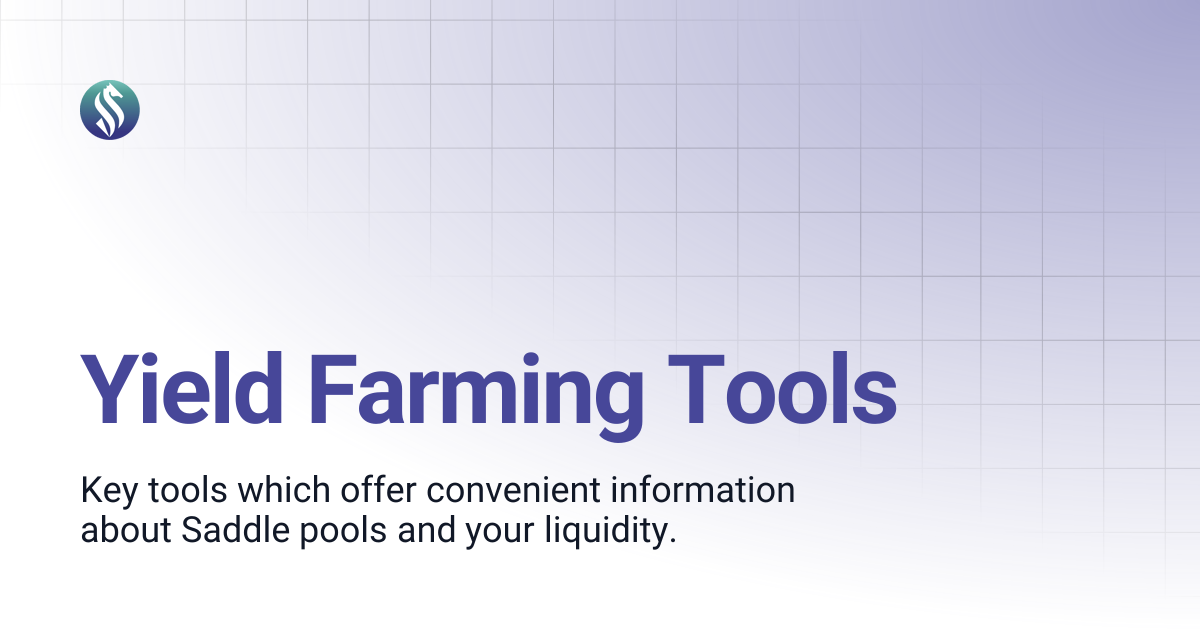 Yield Farming Tools | saddle.finance